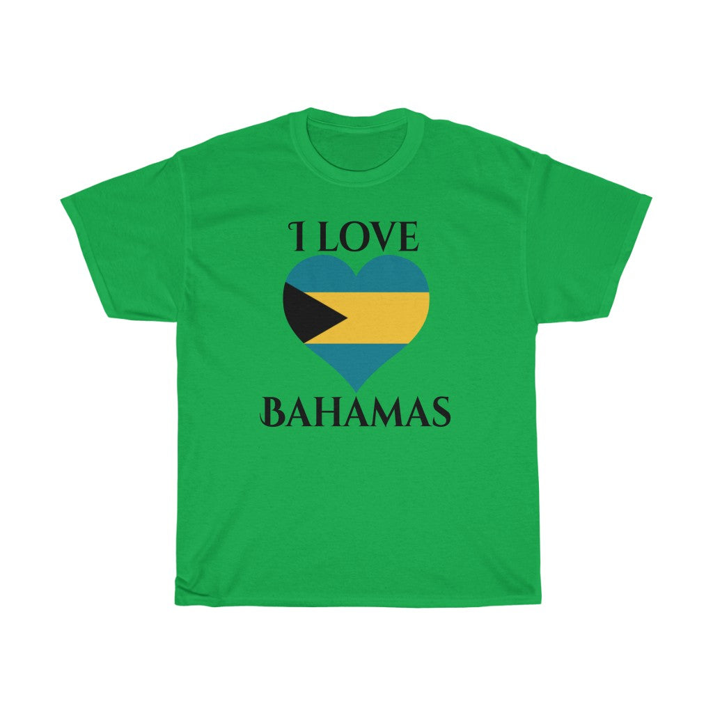 Bahamas Heart Flag Standard Tee 1 - Unisex
