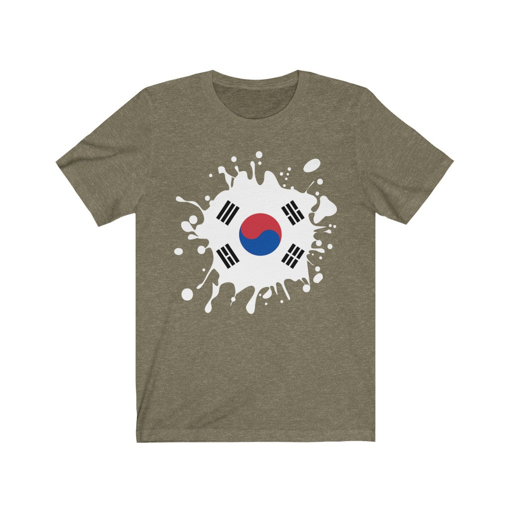 South Korea Splat Flag Premium Tee - Unisex
