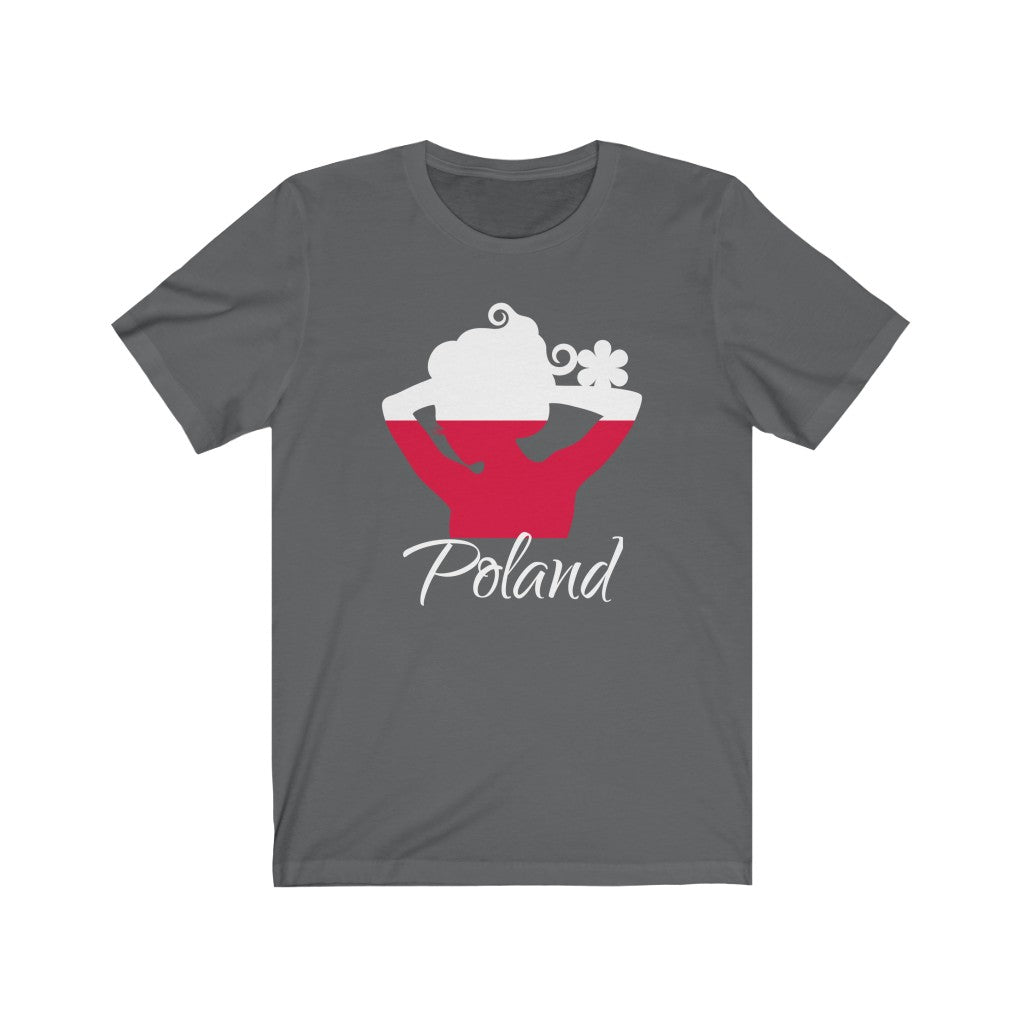 Poland Lady Flag Premium Tee 2 - Unisex