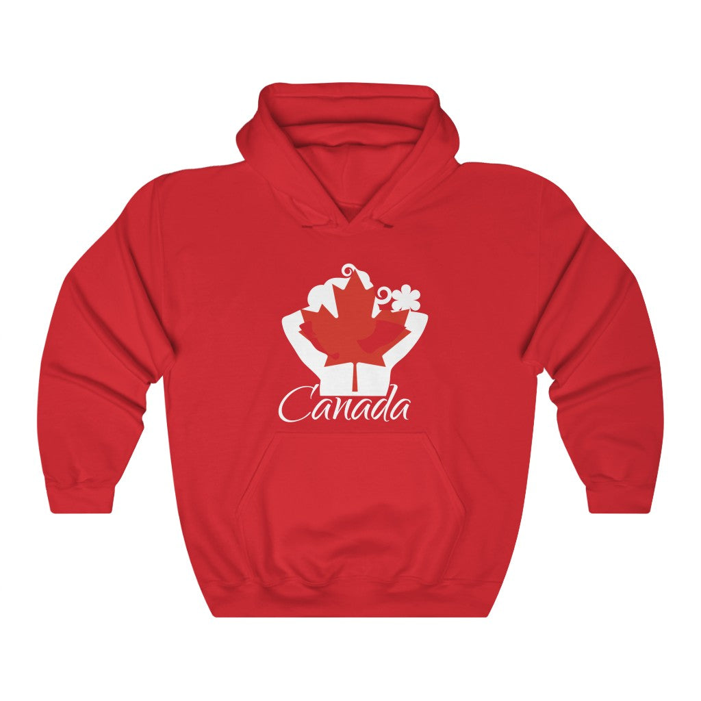 Canada Lady Flag Hoodie Sweatshirt 2 - Unisex
