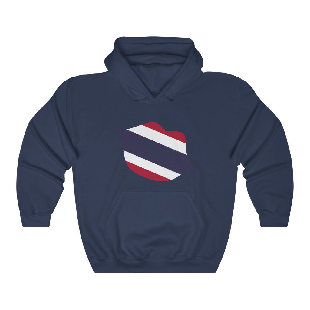 Thailand Lips Flag Hoodie Sweatshirt - Unisex