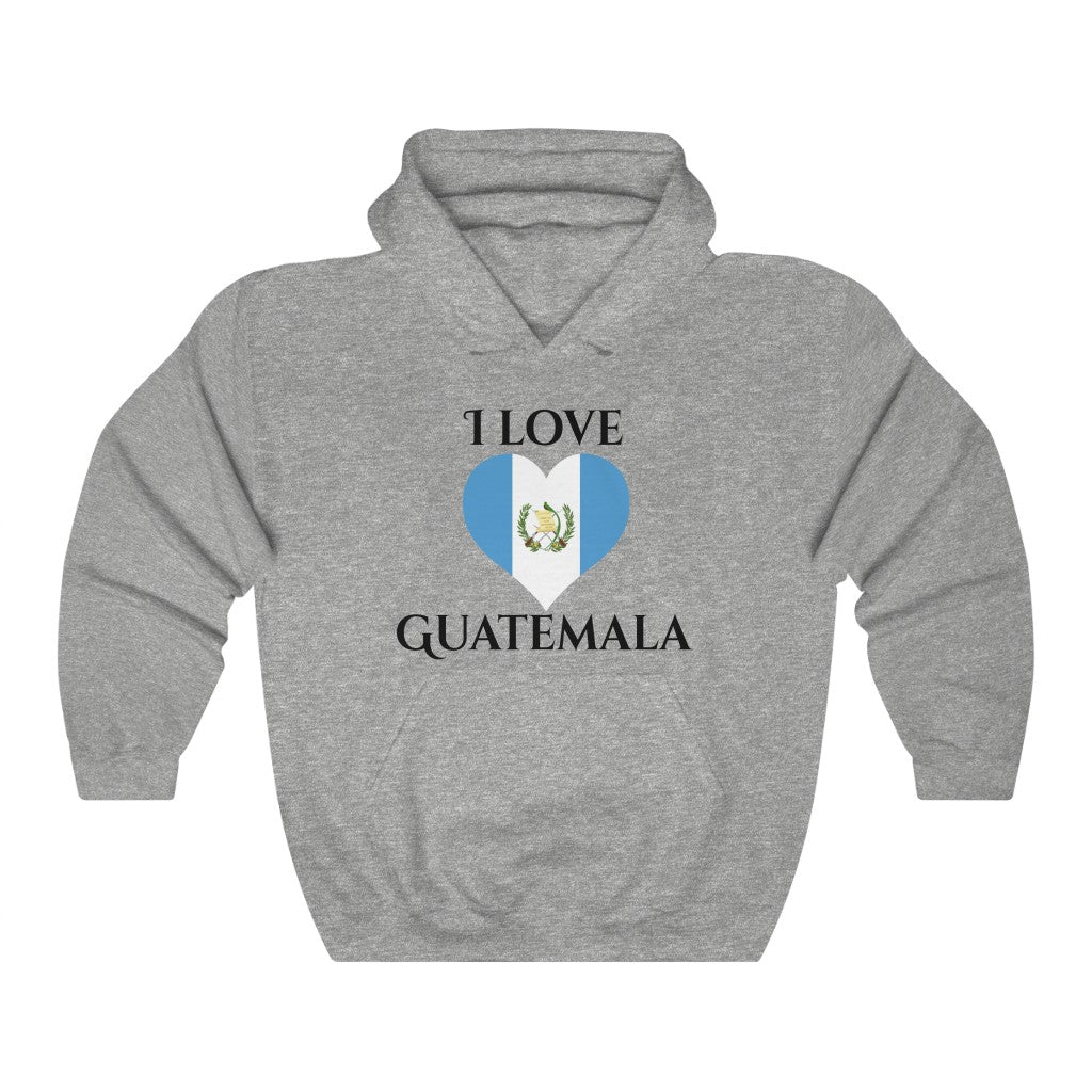Guatemala Heart Flag Hoodie Sweatshirt 1 - Unisex