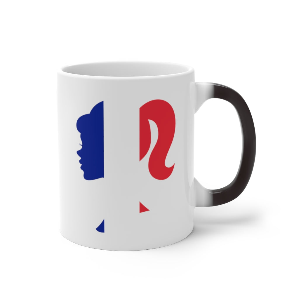 France Girl Color Changing Mug