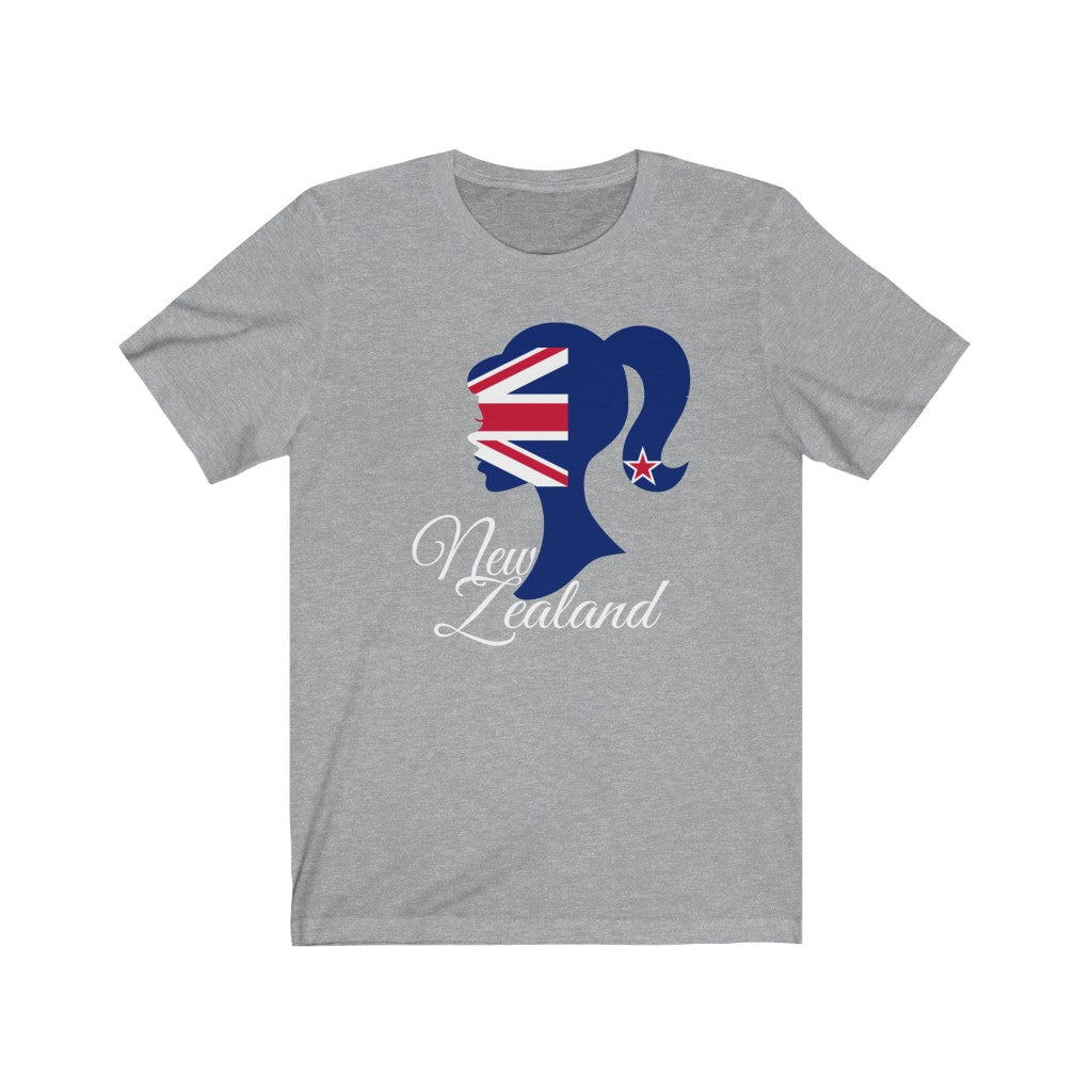 New Zealand Girl Flag Premium Tee 2 - Unisex